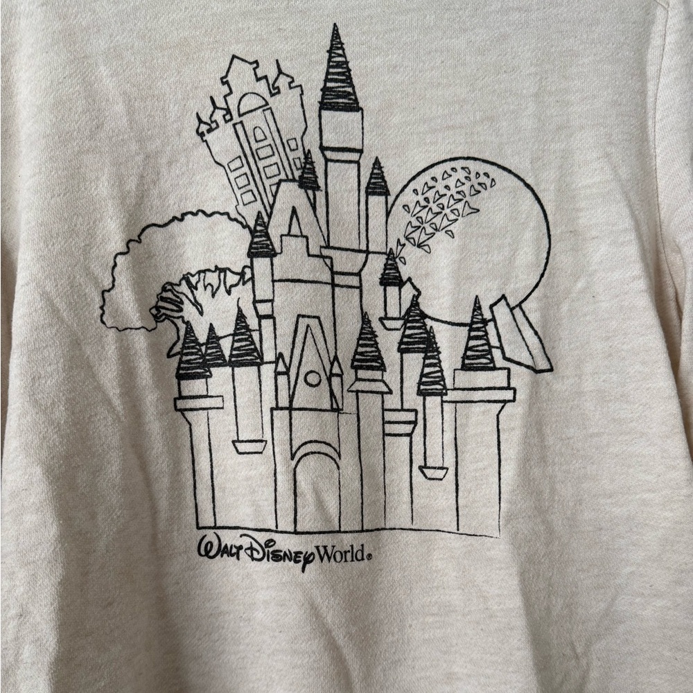 Disney Cream Castle sweatshirt